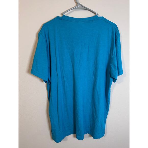 TMNT Michelangelo x Miami Dolphins blue short sleeve shirt size XL - Picture 6 of 6